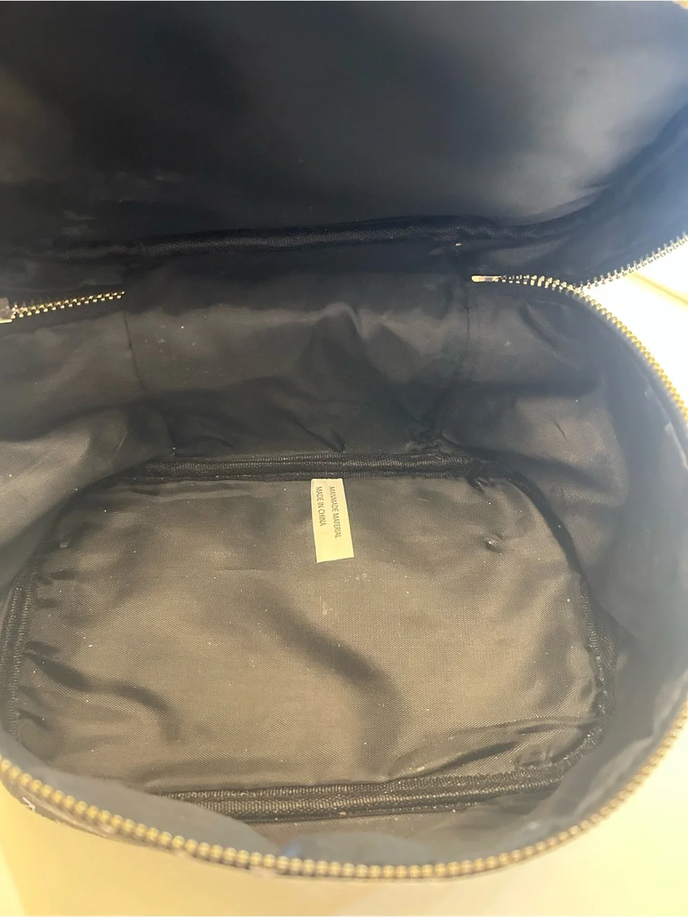 Black Zodiac Signs Travel Toiletry Bag Cosmetic Make Up
